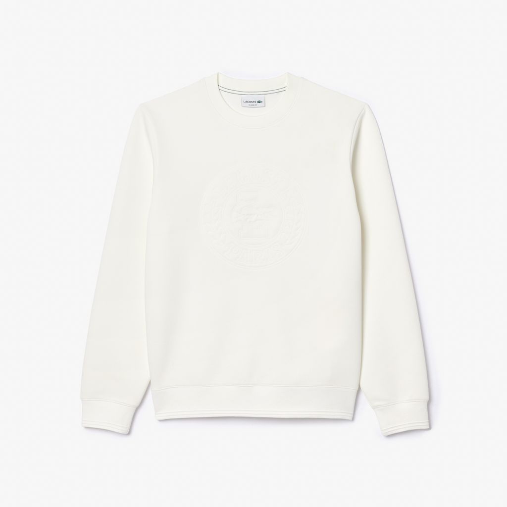 Áo Nỉ Lacoste Nam Chất Liệu Piqué Logo Dập Nổi