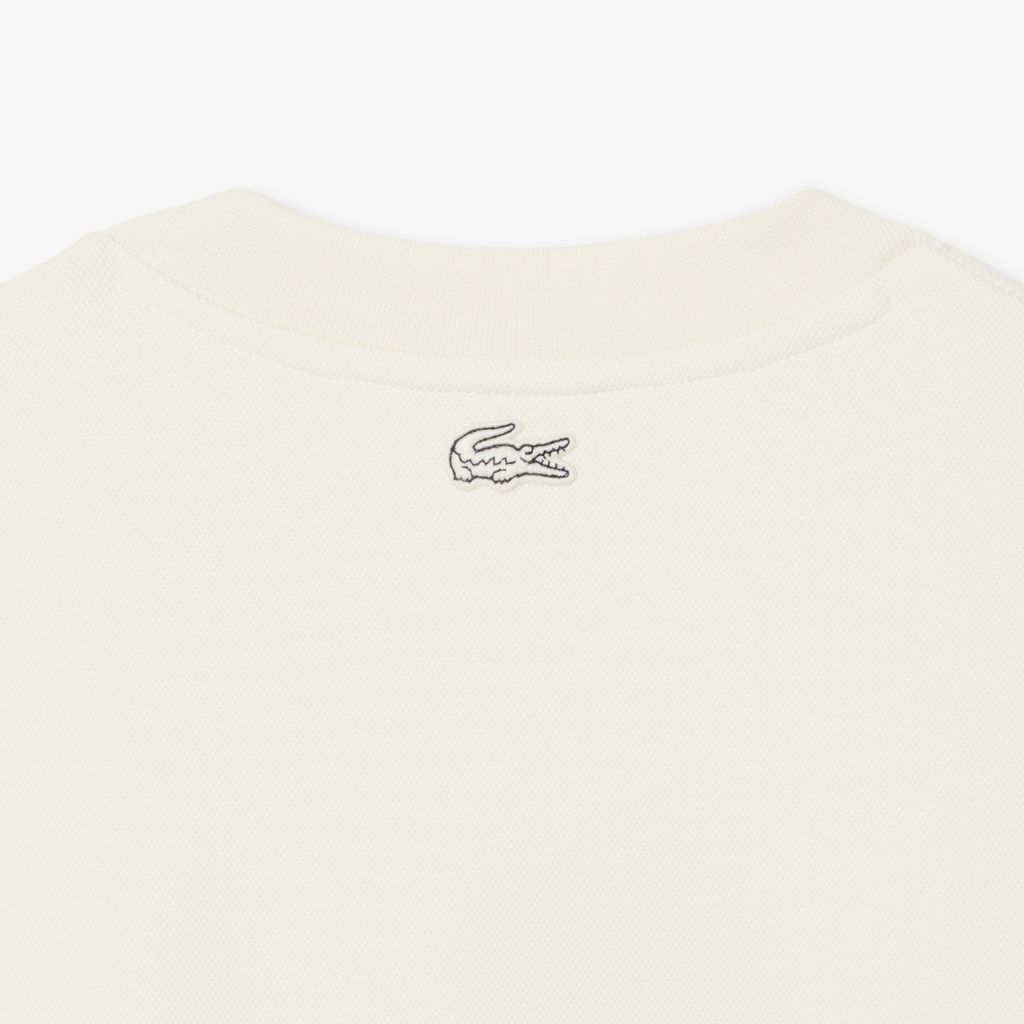 Áo Nỉ Lacoste Nam Chất Liệu Piqué Logo Dập Nổi