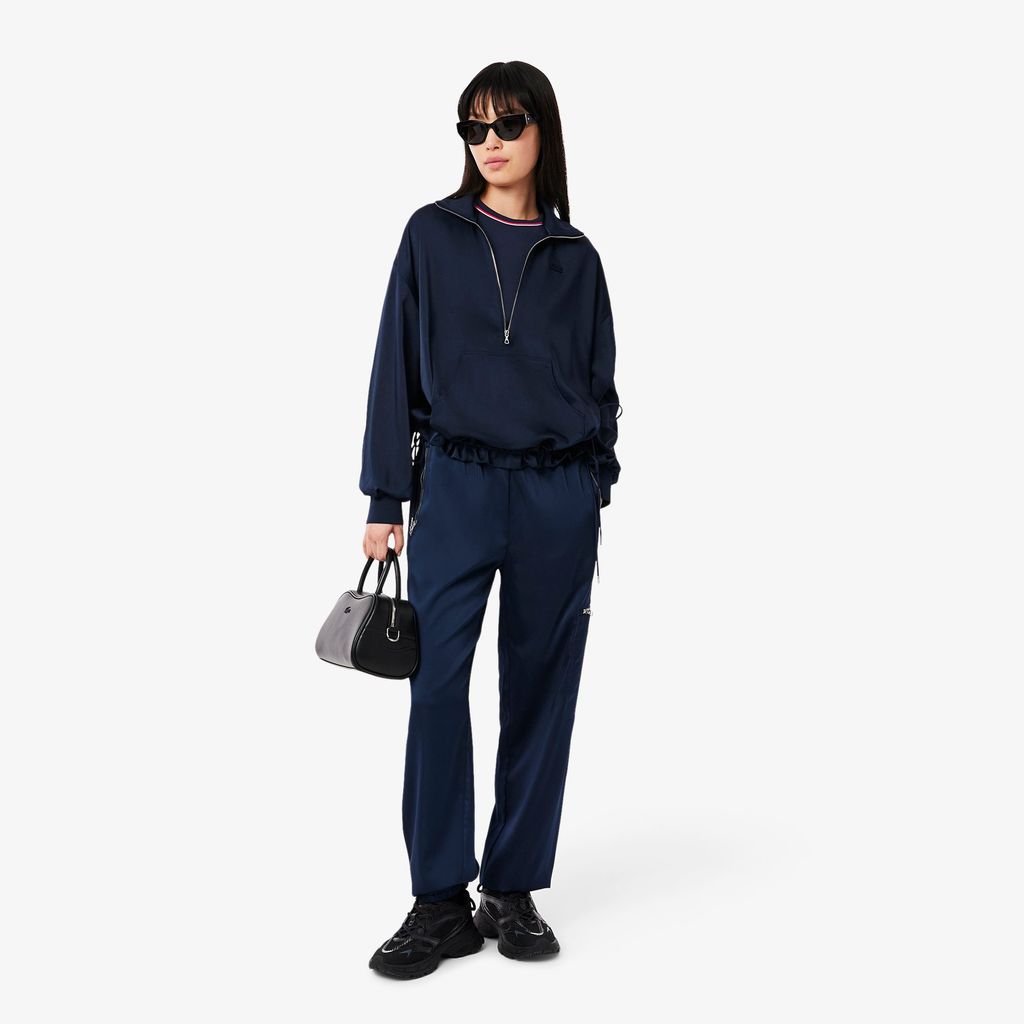 Áo Thun Lacoste Nữ Chất Liệu Jersey Họa Tiết Phối Màu Nổi Bật
