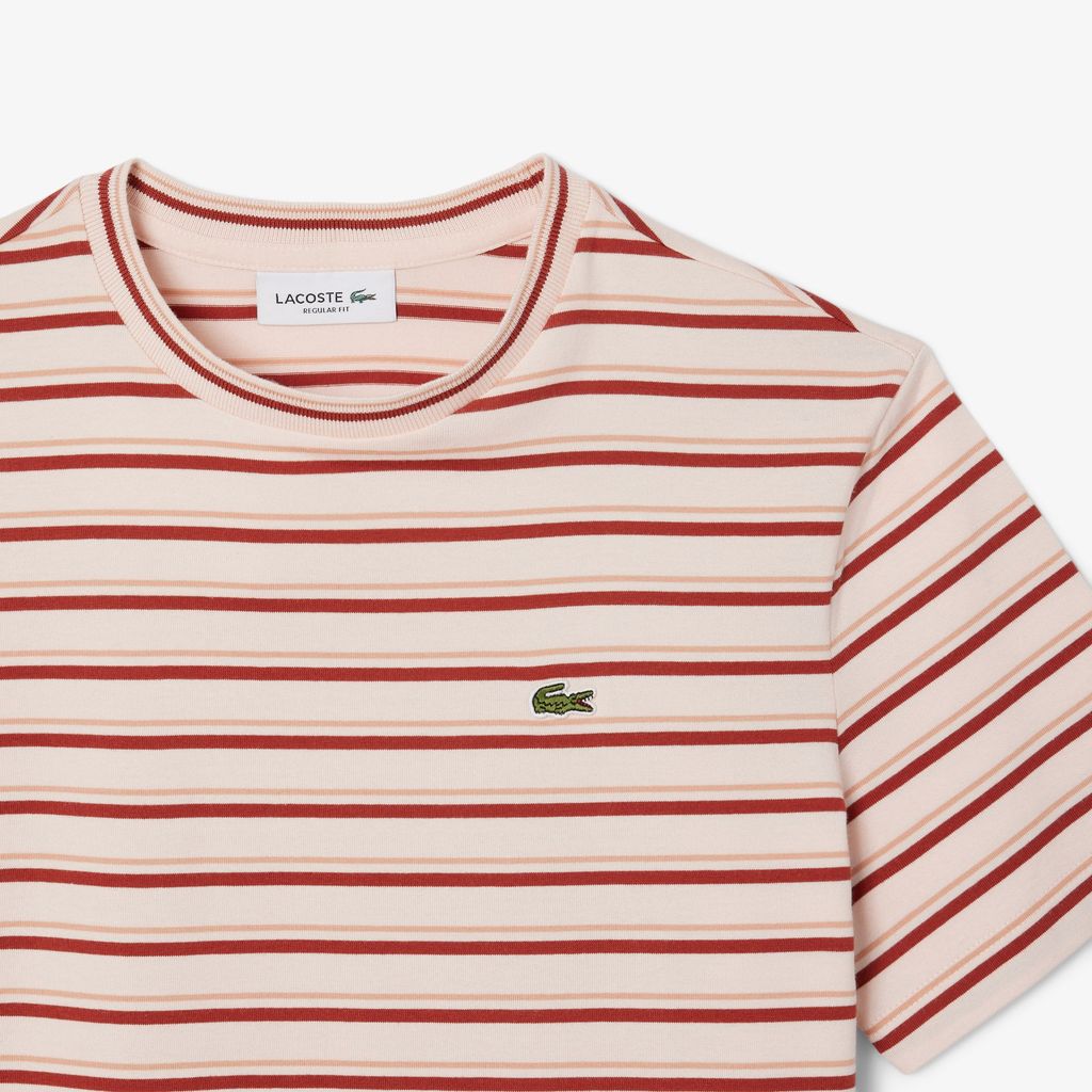 Áo Thun Lacoste Nữ Chất Liệu Cotton Họa Tiết Sọc
