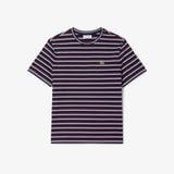 Áo Thun Lacoste Nữ Chất Liệu Cotton Họa Tiết Sọc
