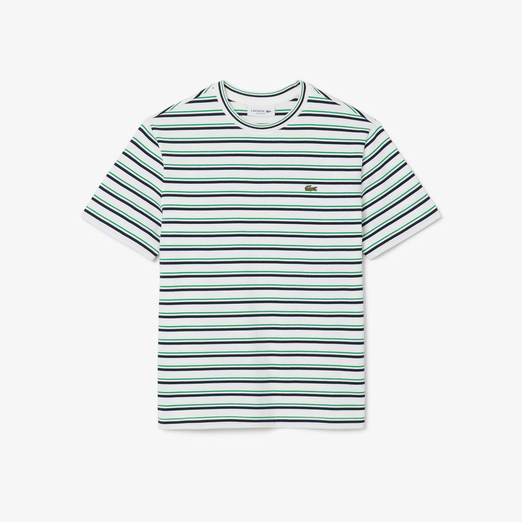 Áo Thun Lacoste Nữ Chất Liệu Cotton Họa Tiết Sọc