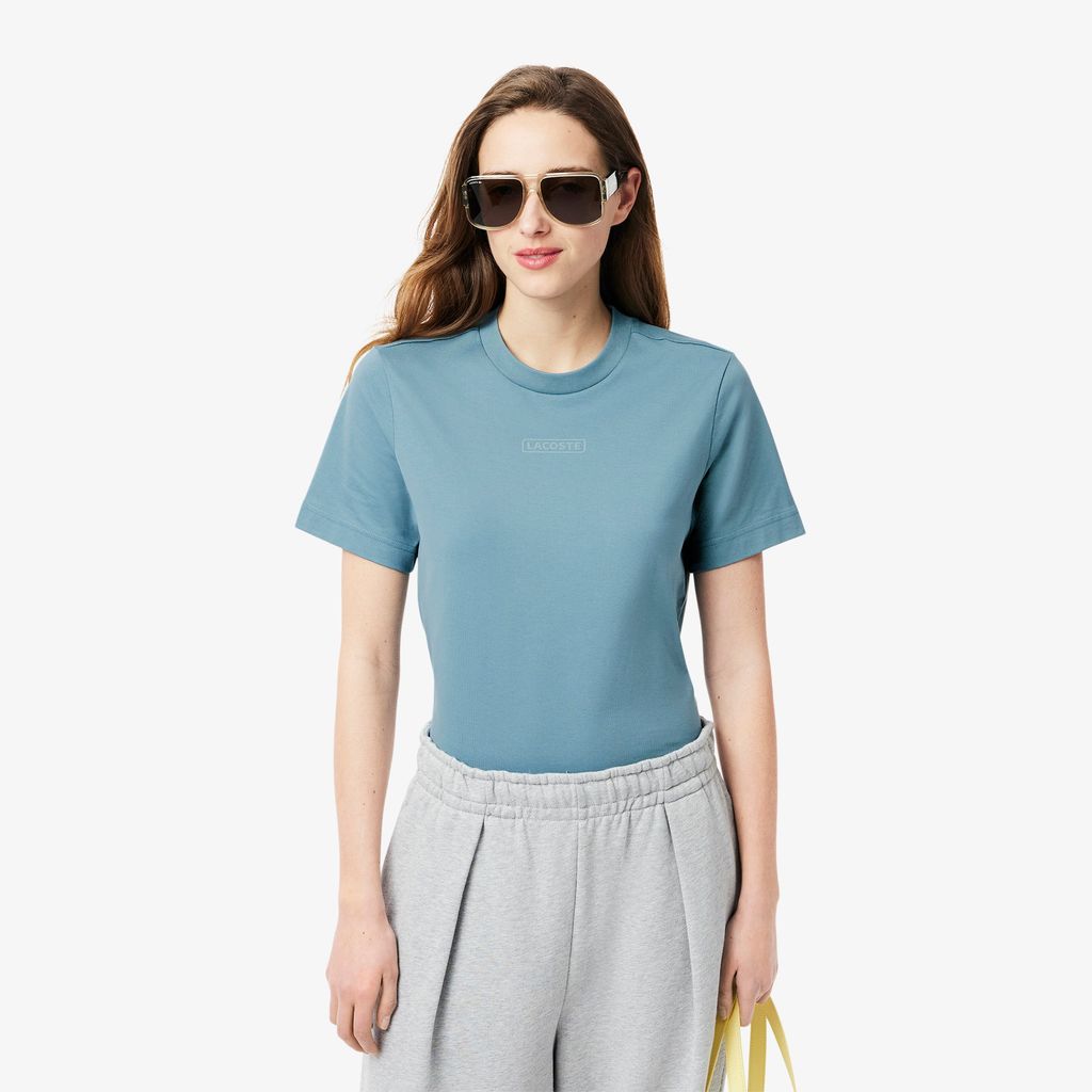 Áo Thun Lacoste Nữ Chất Liệu Cotton Họa Tiết In