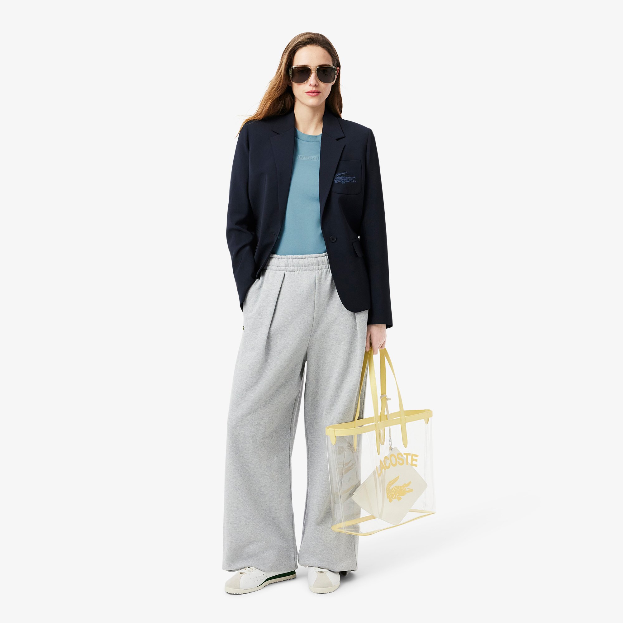 Áo Thun Lacoste Nữ Chất Liệu Cotton Họa Tiết In