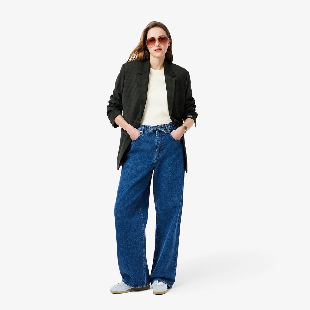 Áo Thun Lacoste Nữ Chất Liệu Cotton Họa Tiết In