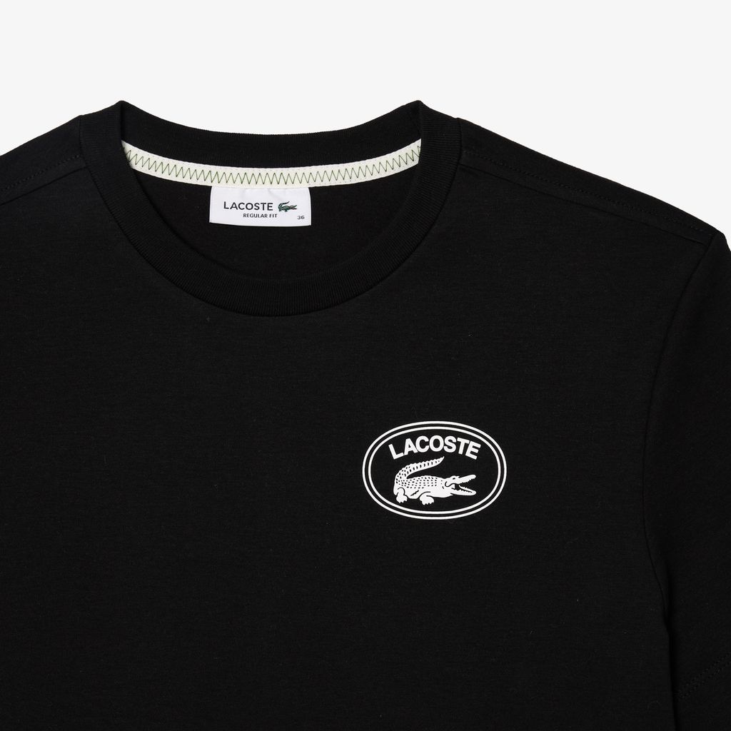 Áo Thun Lacoste Nữ Chất Liệu Cotton Họa Tiết In