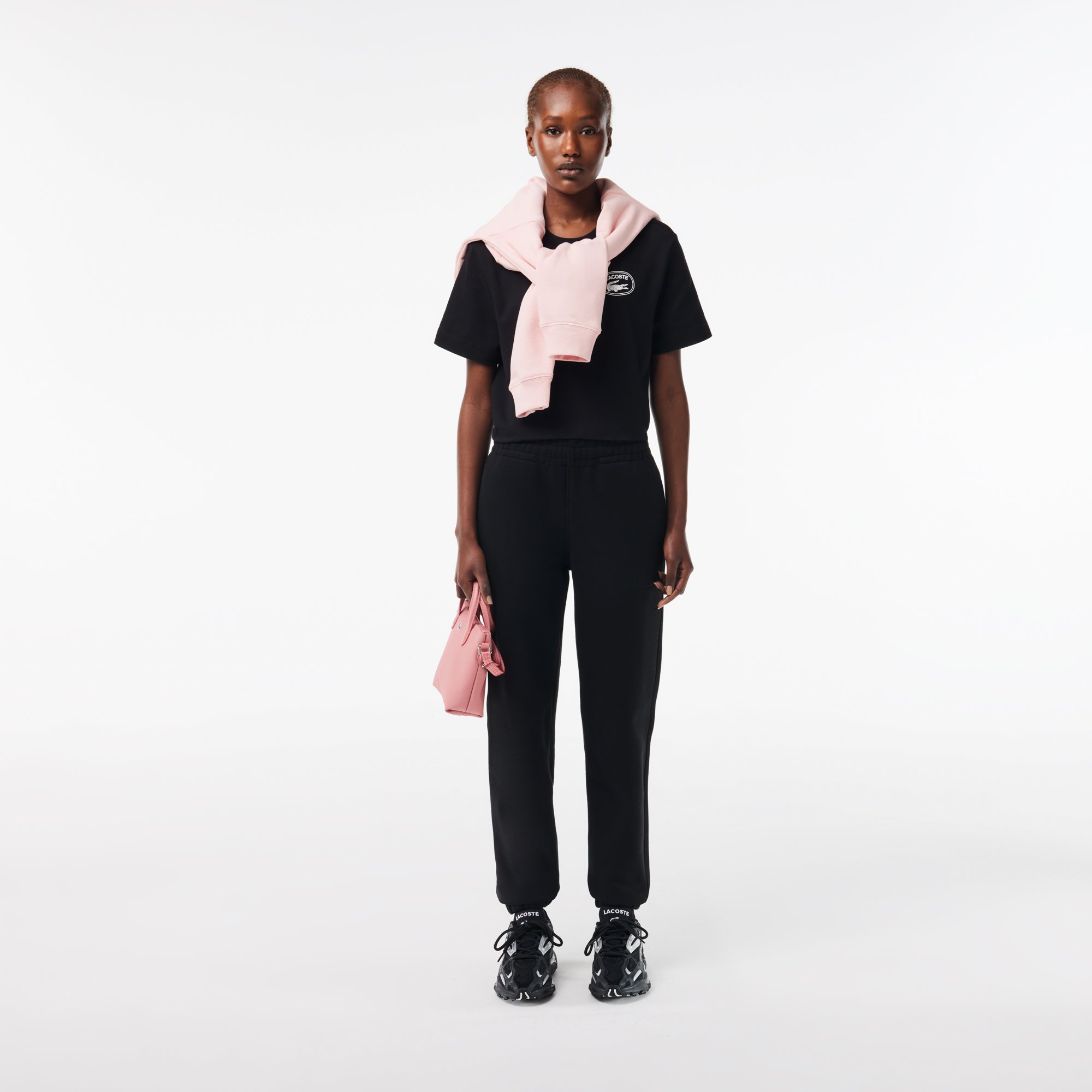 Áo Thun Lacoste Nữ Chất Liệu Cotton Họa Tiết In