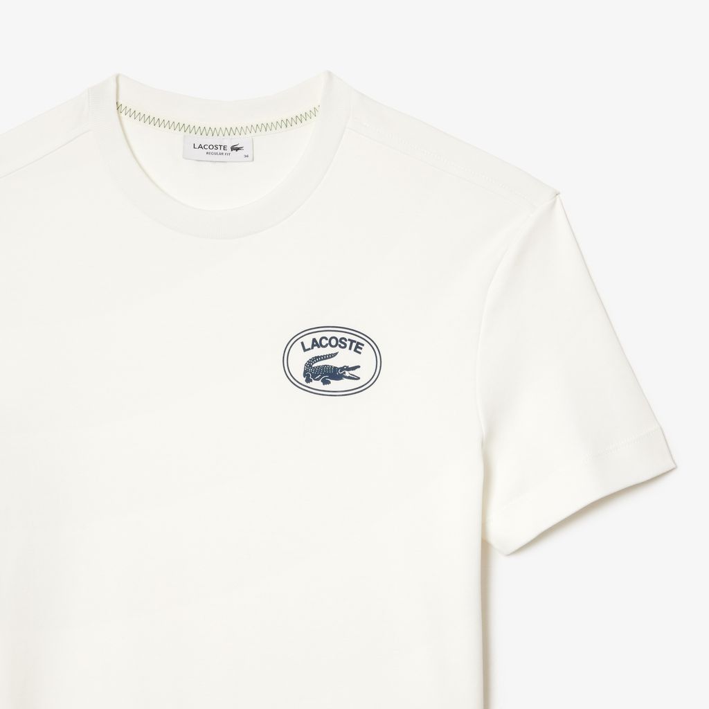 Áo Thun Lacoste Nữ Chất Liệu Cotton Họa Tiết In