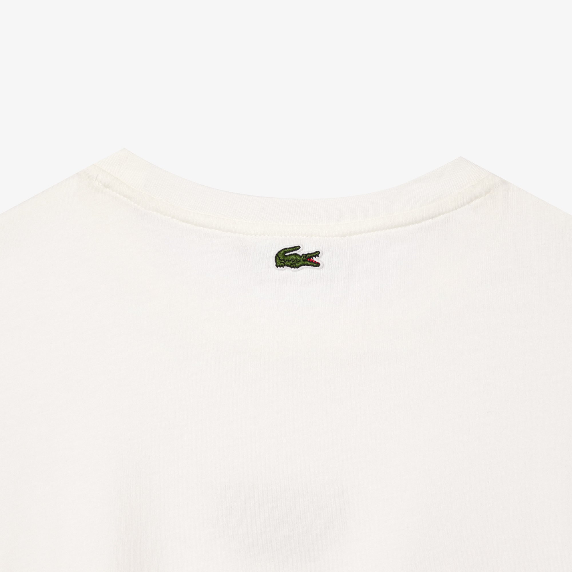 Áo Thun Lacoste Nữ Dáng Rộng Chất Liệu Cotton Họa Tiết In