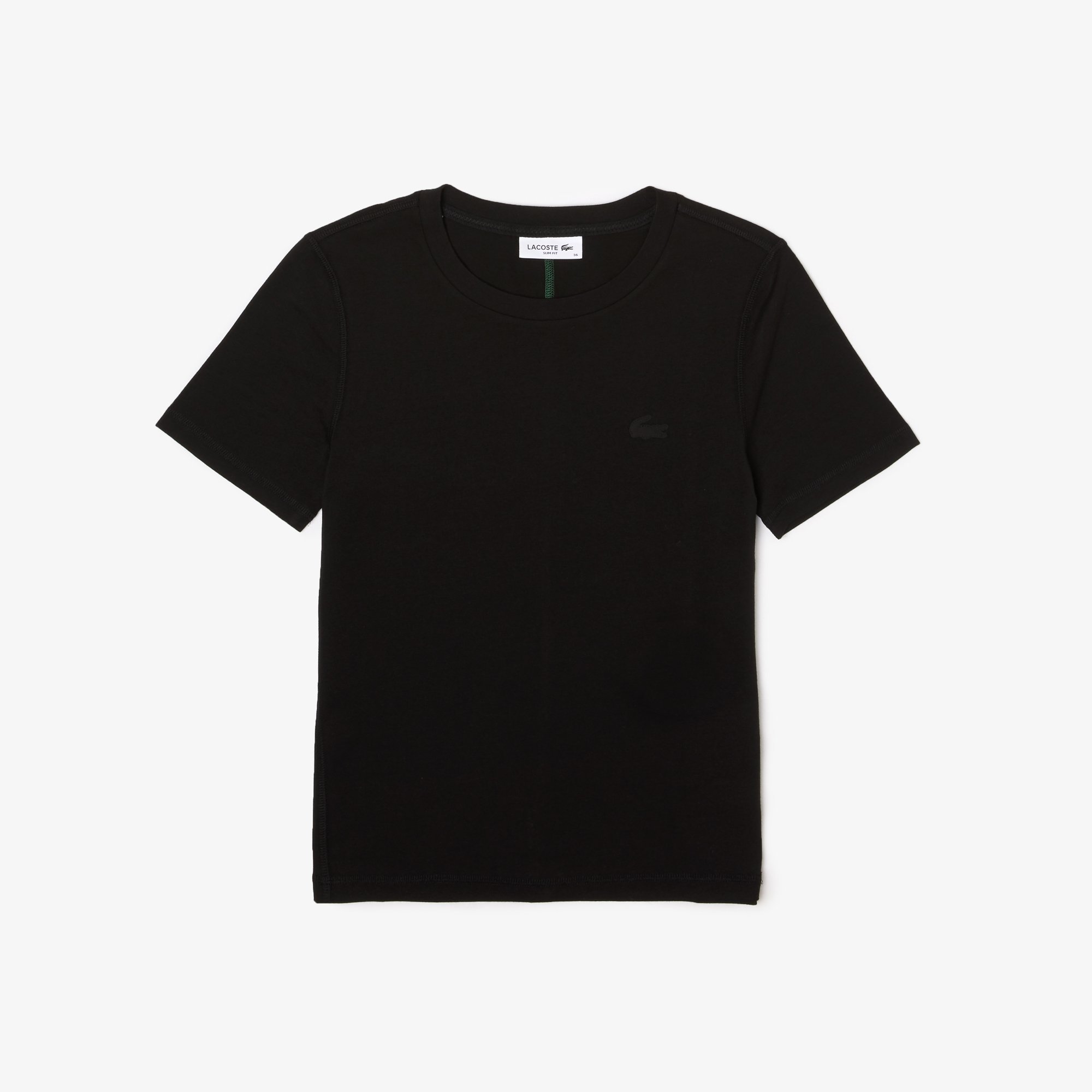 Áo Thun Lacoste Nữ Cổ Tròn Chất Liệu Cotton Blend