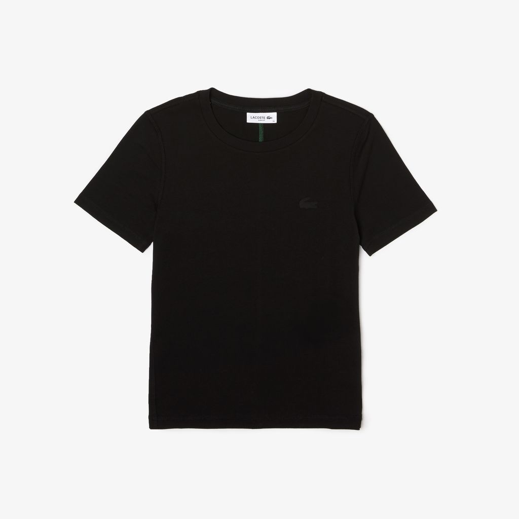 Áo Thun Lacoste Nữ Cổ Tròn Chất Liệu Cotton Blend