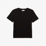 Áo Thun Lacoste Nữ Cổ Tròn Chất Liệu Cotton Blend