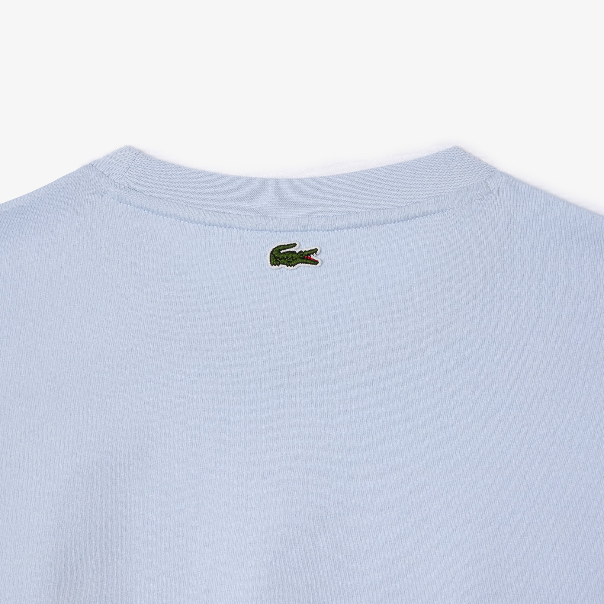 Áo Thun Lacoste Nữ Dáng Rộng Chất Liệu Cotton Có Huy Hiệu