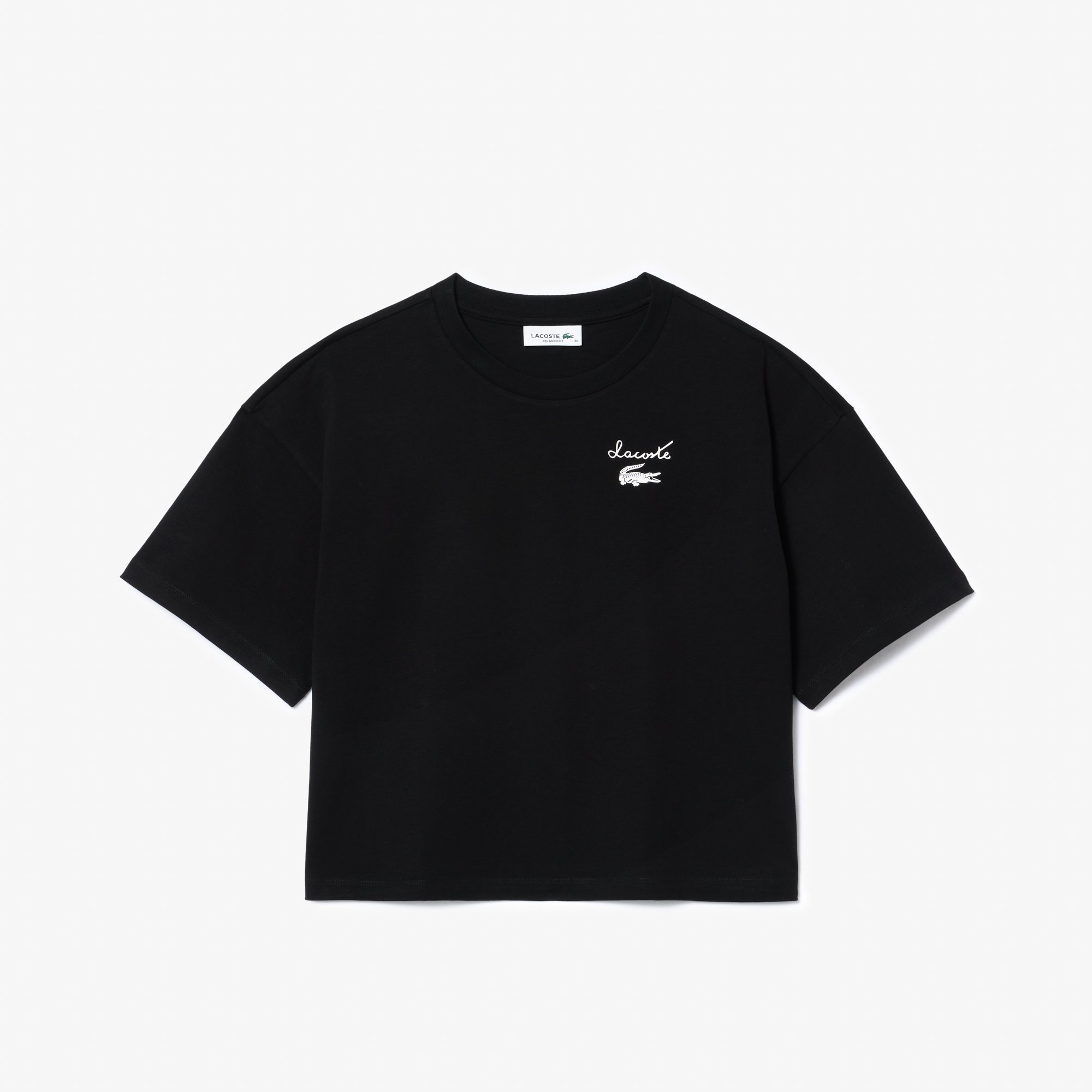 Áo Thun Lacoste Nữ Logo Chất Liệu Cotton Có Logo