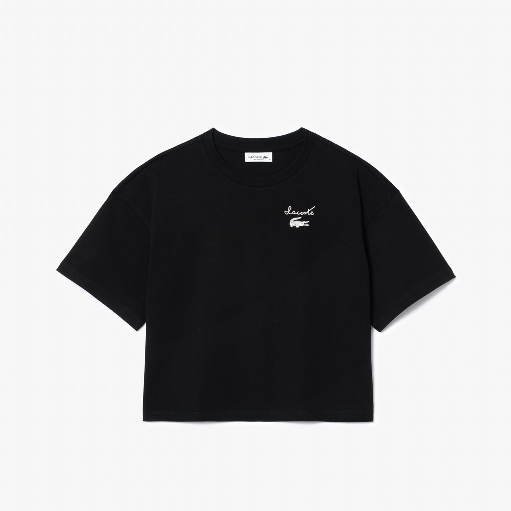 Áo Thun Lacoste Nữ Logo Chất Liệu Cotton Có Logo