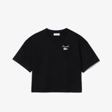 Áo Thun Lacoste Nữ Logo Chất Liệu Cotton Có Logo
