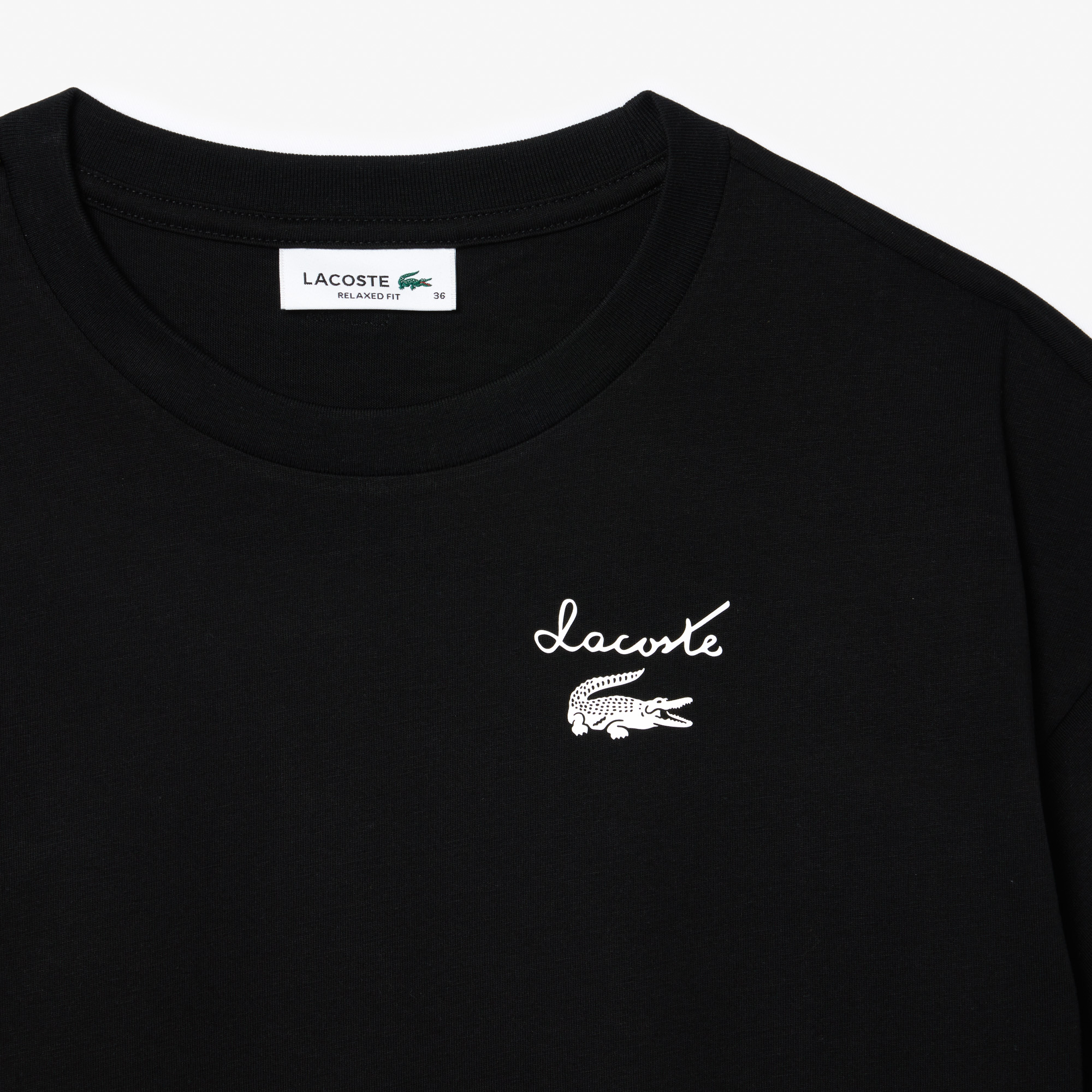 Áo Thun Lacoste Nữ Logo Chất Liệu Cotton Có Logo