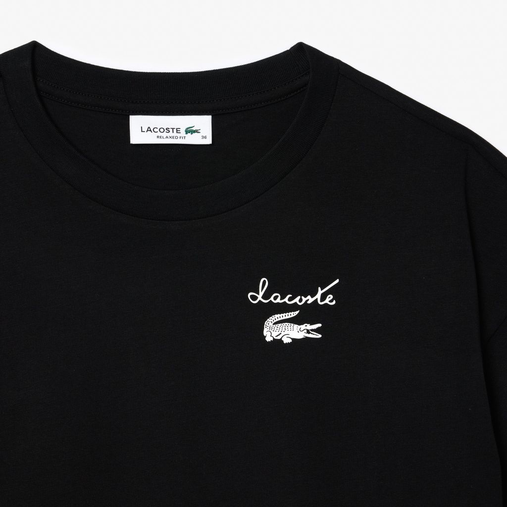 Áo Thun Lacoste Nữ Logo Chất Liệu Cotton Có Logo