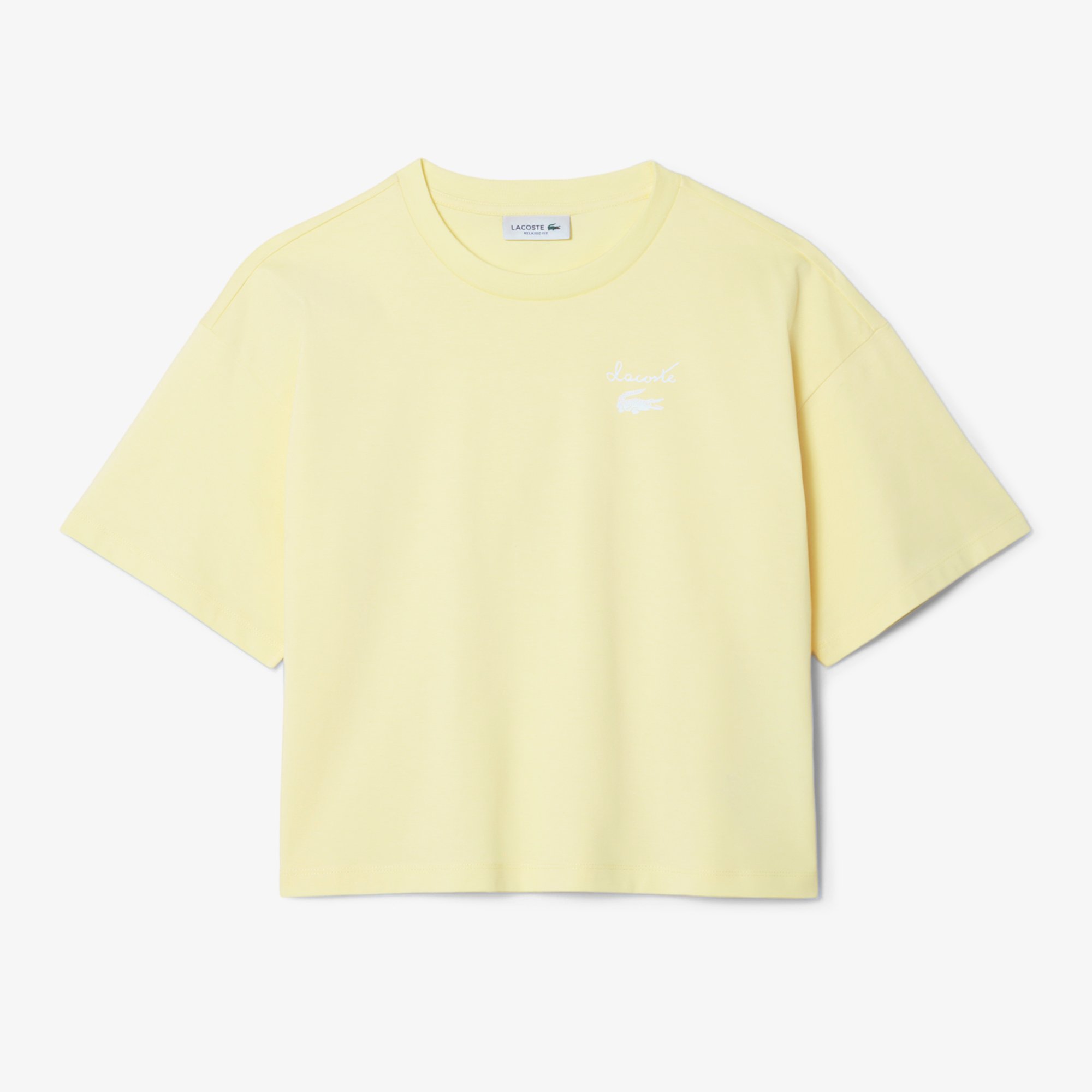 Áo Thun Lacoste Nữ Logo Chất Liệu Cotton Có Logo