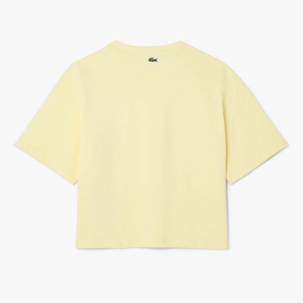 Áo Thun Lacoste Nữ Logo Chất Liệu Cotton Có Logo