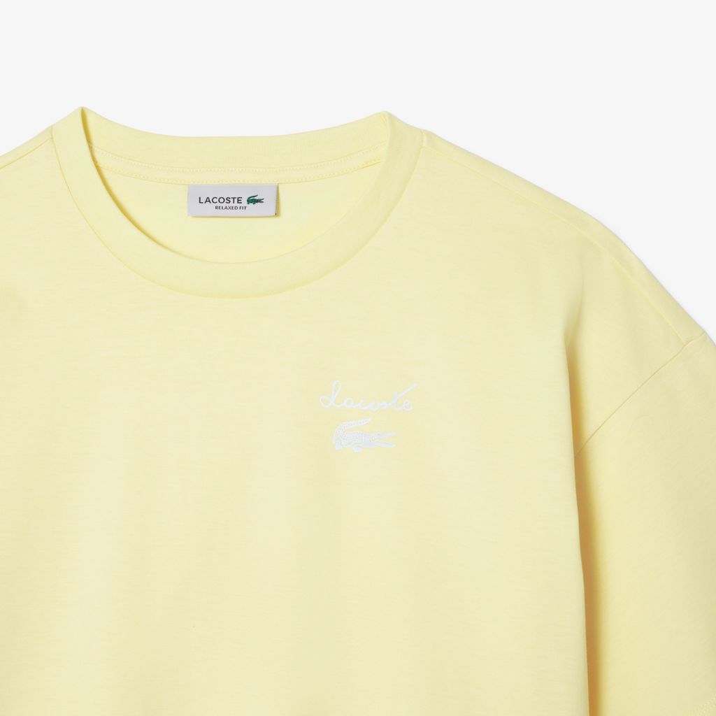 Áo Thun Lacoste Nữ Logo Chất Liệu Cotton Có Logo
