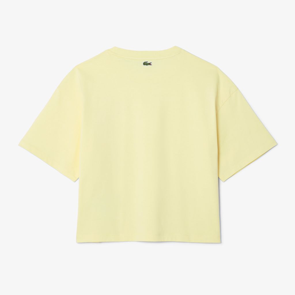 Áo Thun Lacoste Nữ Logo Chất Liệu Cotton Có Logo