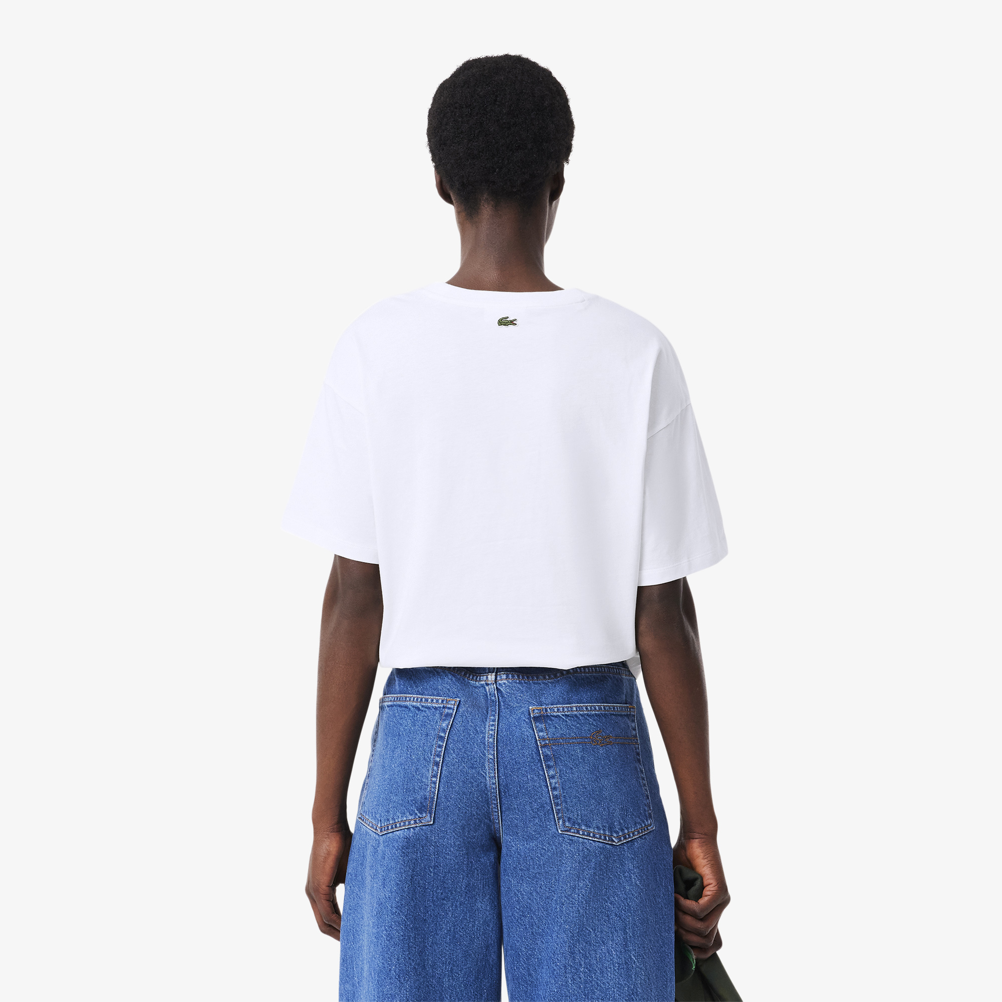 Áo Thun Lacoste Nữ Logo Chất Liệu Cotton Có Logo