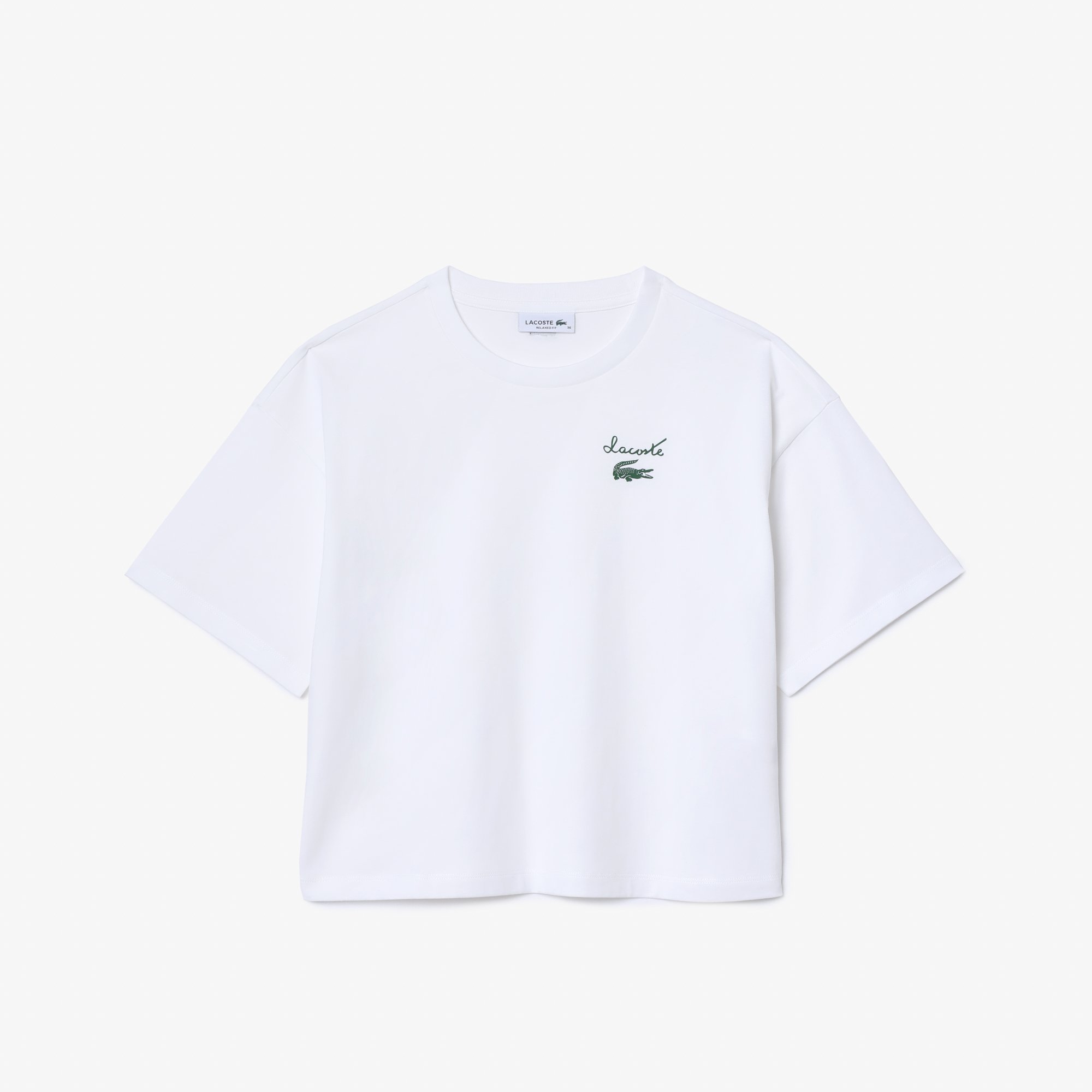 Áo Thun Lacoste Nữ Logo Chất Liệu Cotton Có Logo