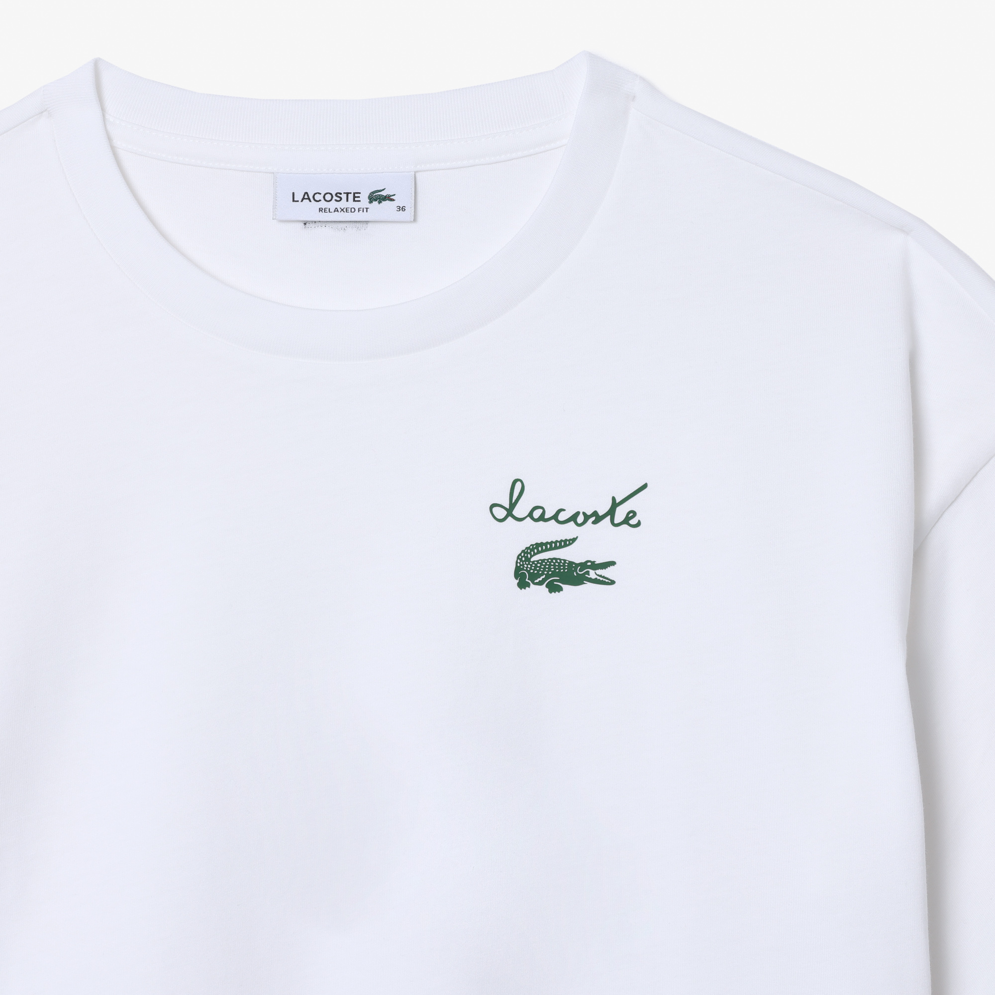 Áo Thun Lacoste Nữ Logo Chất Liệu Cotton Có Logo