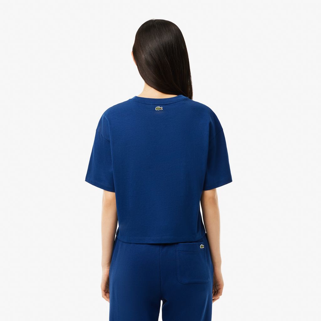 Áo Thun Lacoste Nữ Logo Chất Liệu Cotton Có Logo