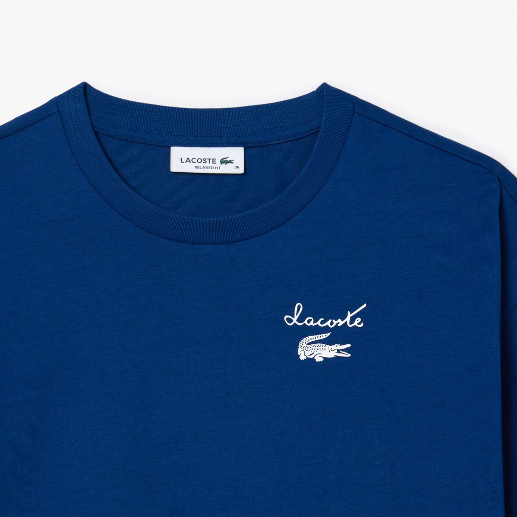 Áo Thun Lacoste Nữ Logo Chất Liệu Cotton Có Logo