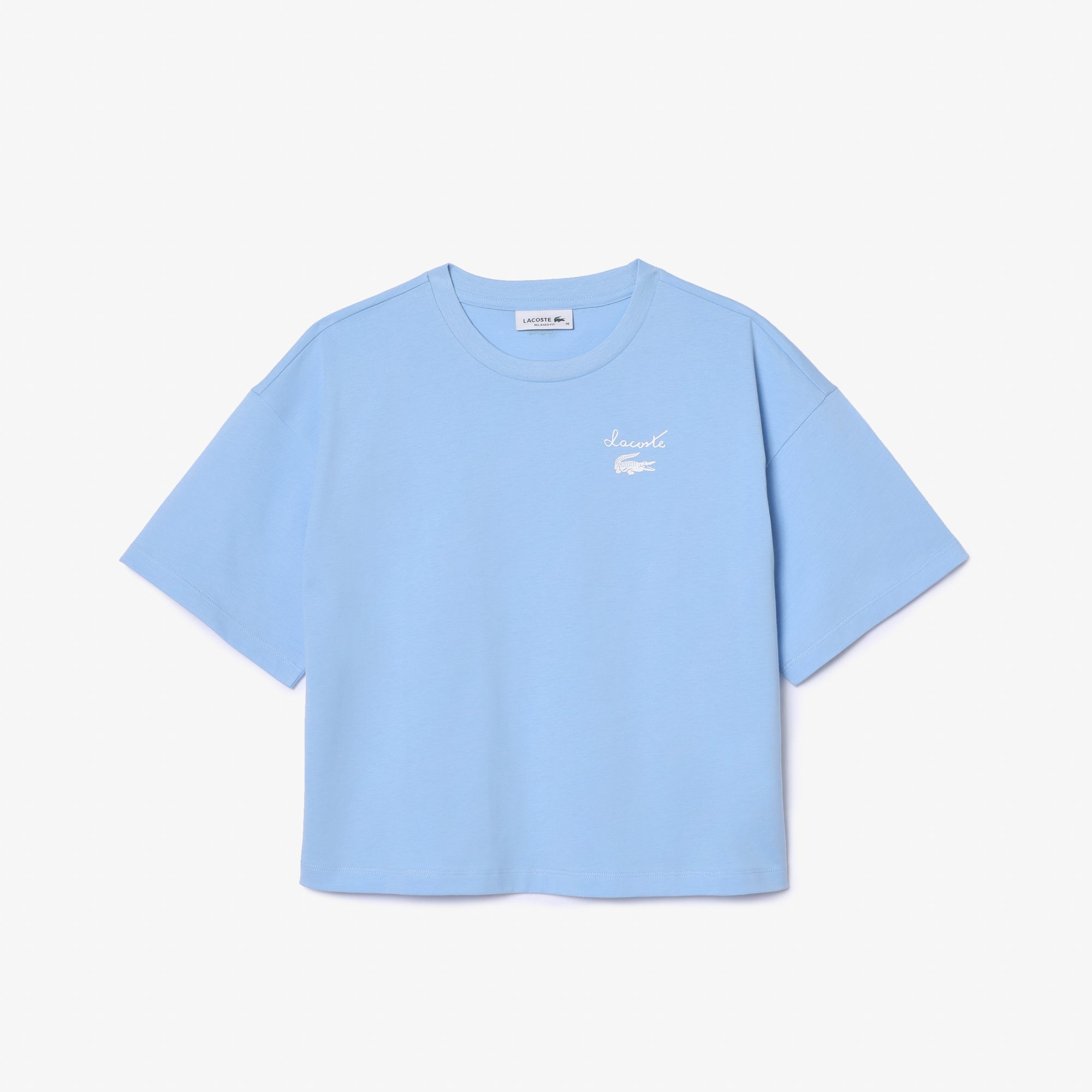 Áo Thun Lacoste Nữ Logo Chất Liệu Cotton Có Logo