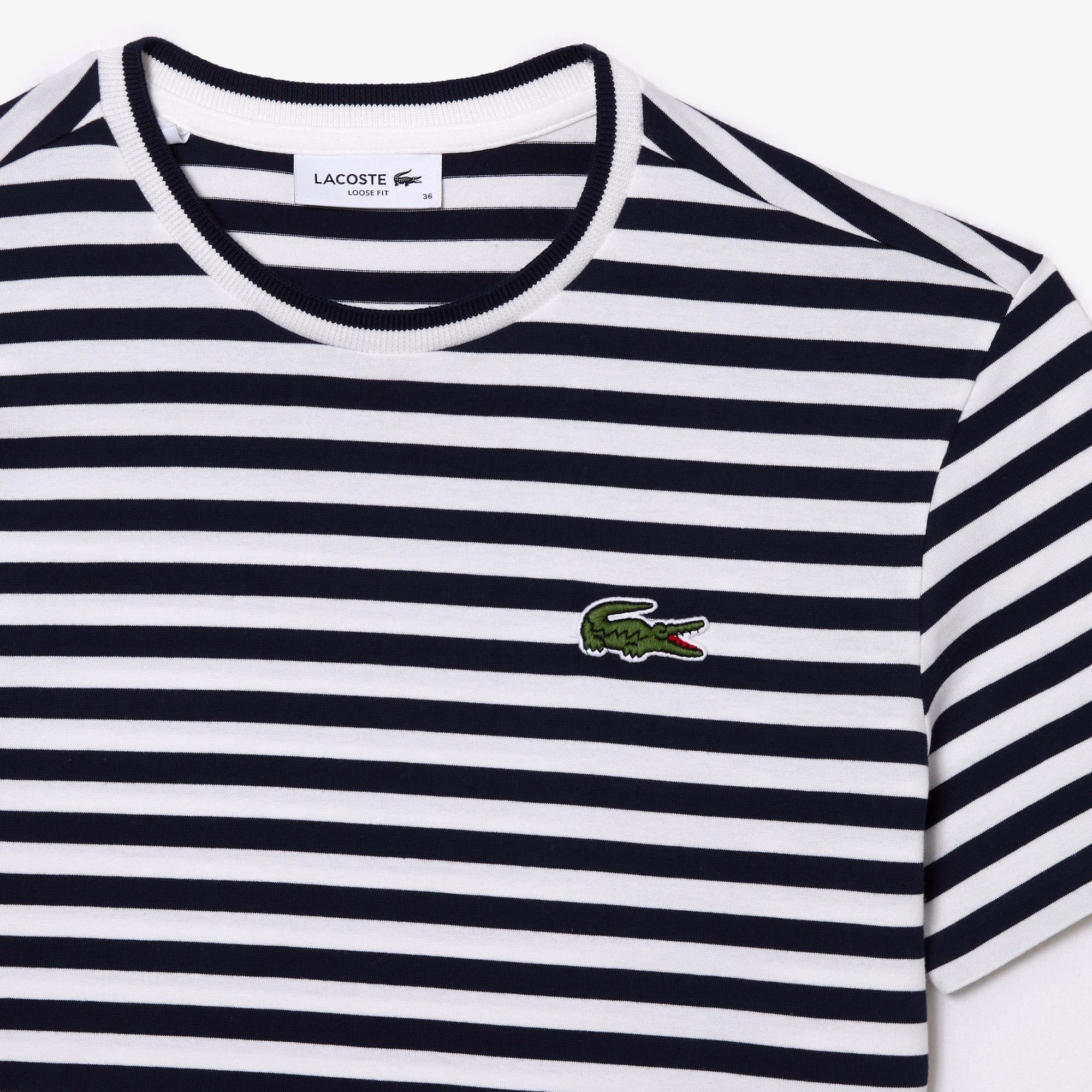 Áo Thun Lacoste Nữ Họa Tiết Sọc