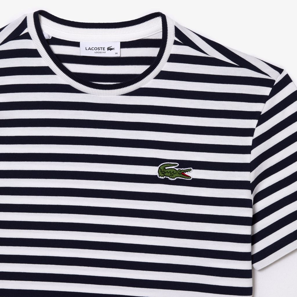 Áo Thun Lacoste Nữ Họa Tiết Sọc