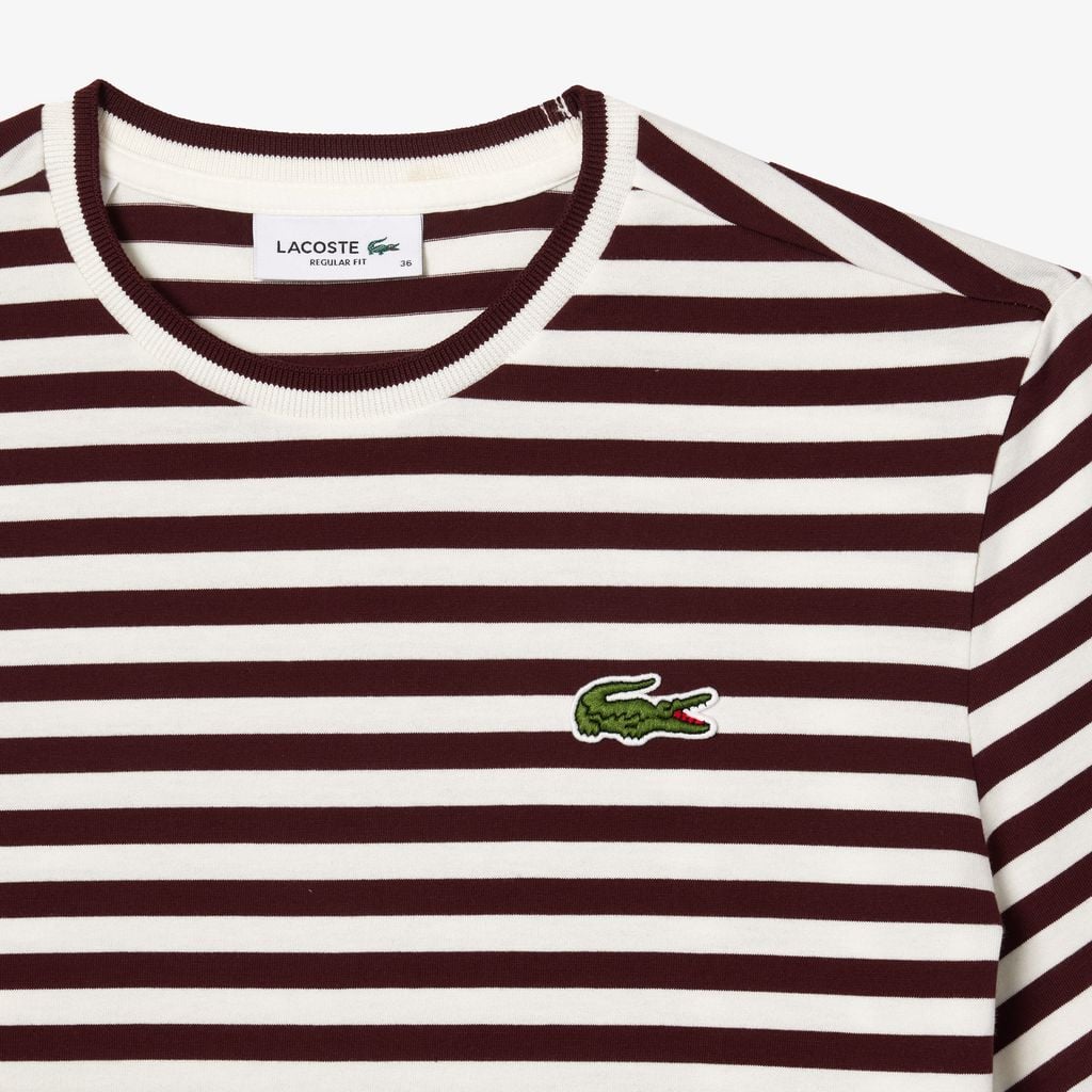 Áo Thun Lacoste Nữ Họa Tiết Sọc