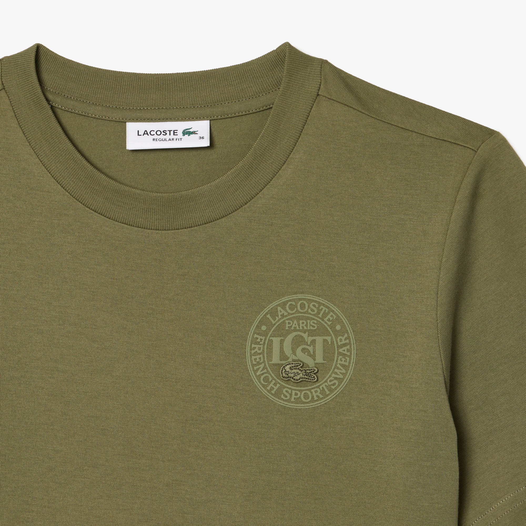 Áo Thun Lacoste Nữ Chất Liệu Cotton Họa Tiết In