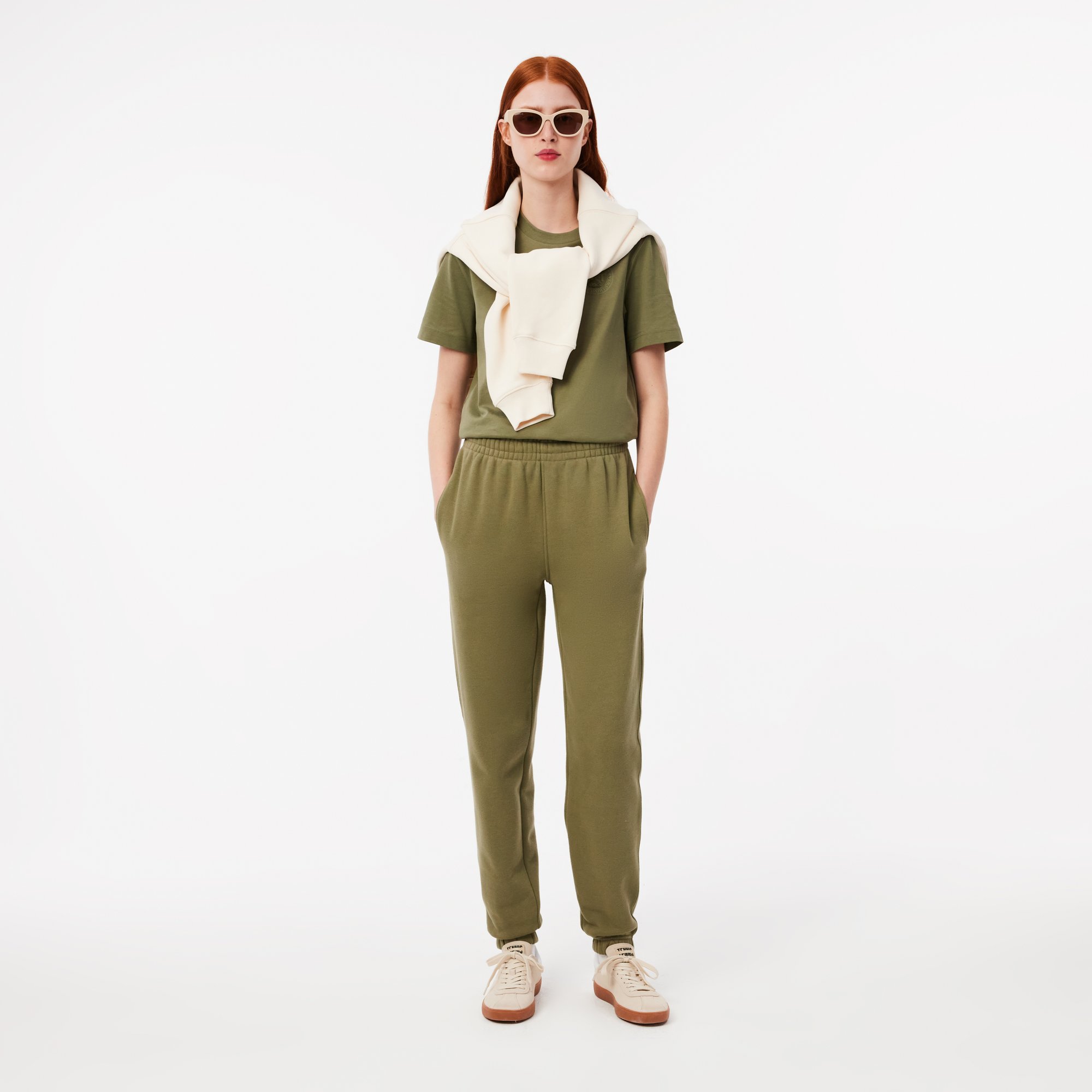 Áo Thun Lacoste Nữ Chất Liệu Cotton Họa Tiết In