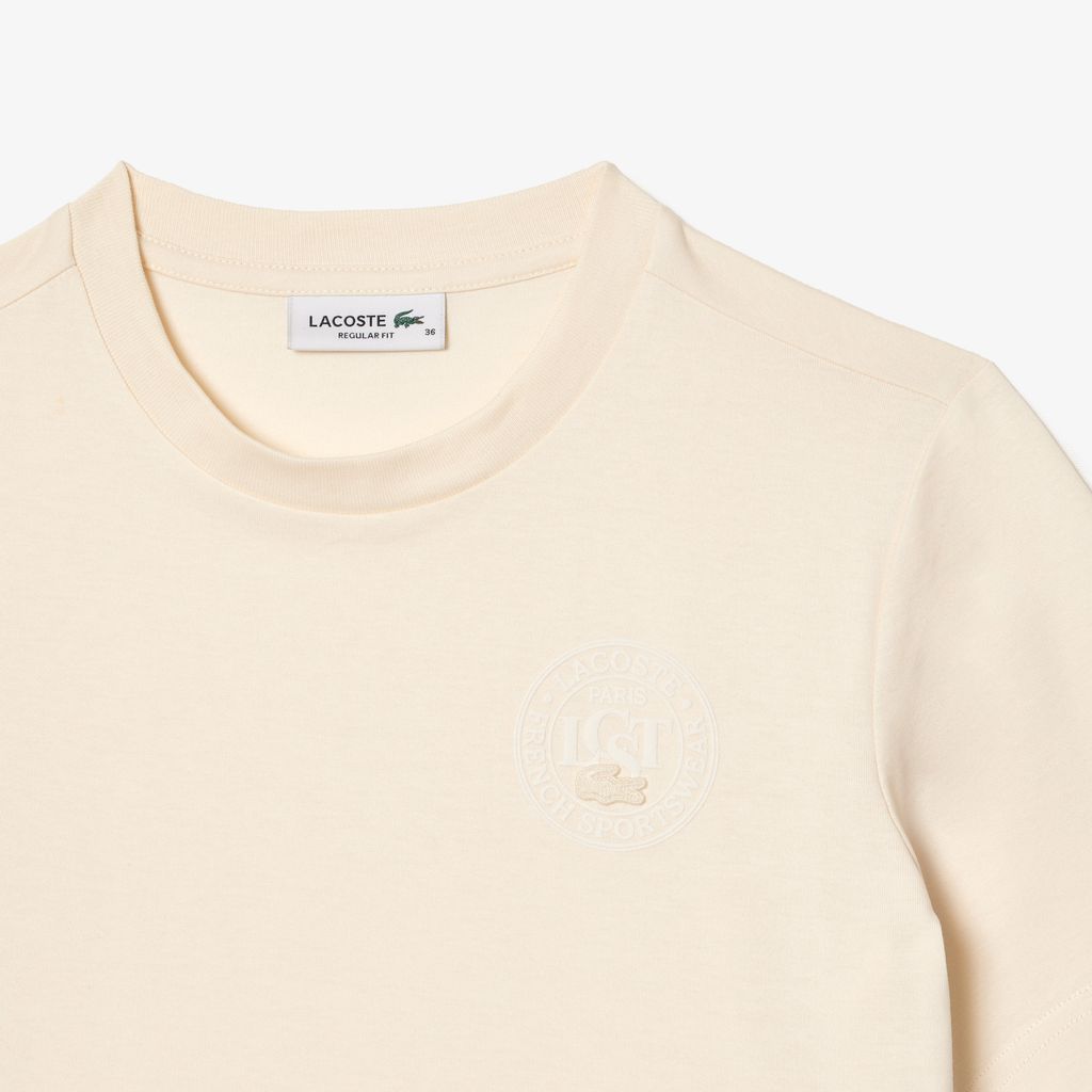 Áo Thun Lacoste Nữ Chất Liệu Cotton Họa Tiết In