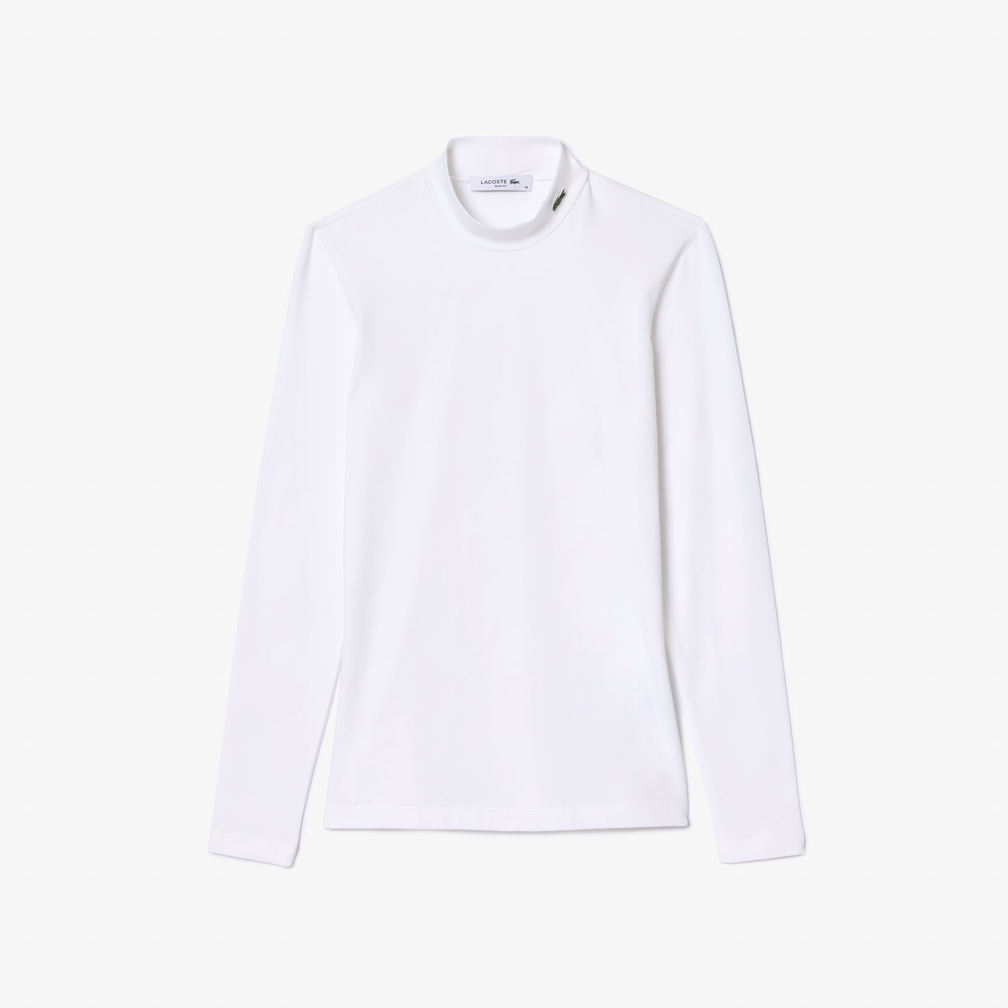 Áo Thun Lacoste Nữ Ôm Dáng Chất Liệu Cotton Co Dãn