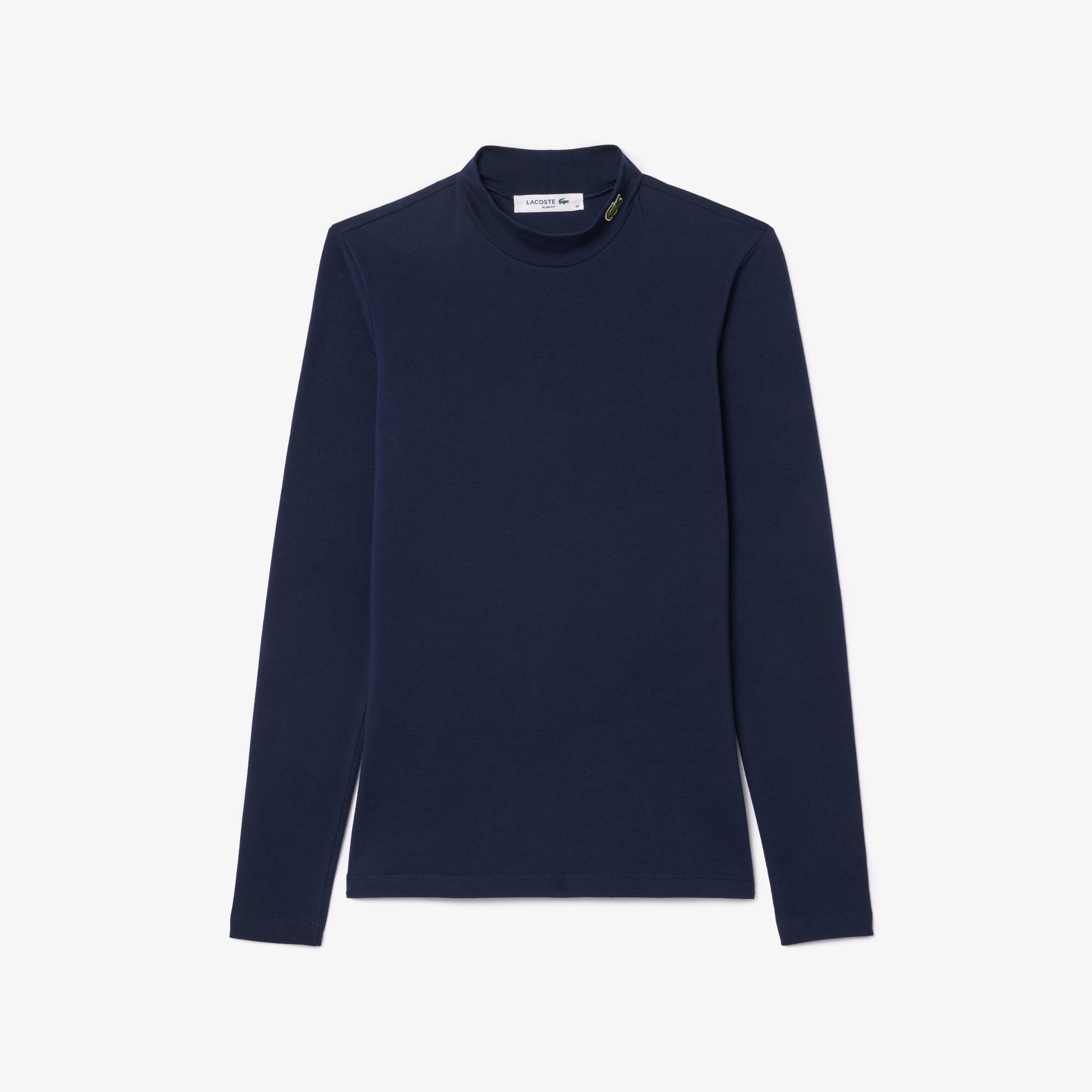 Áo Thun Lacoste Nữ Ôm Dáng Chất Liệu Cotton Co Dãn