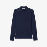 Áo Thun Lacoste Nữ Ôm Dáng Chất Liệu Cotton Co Dãn