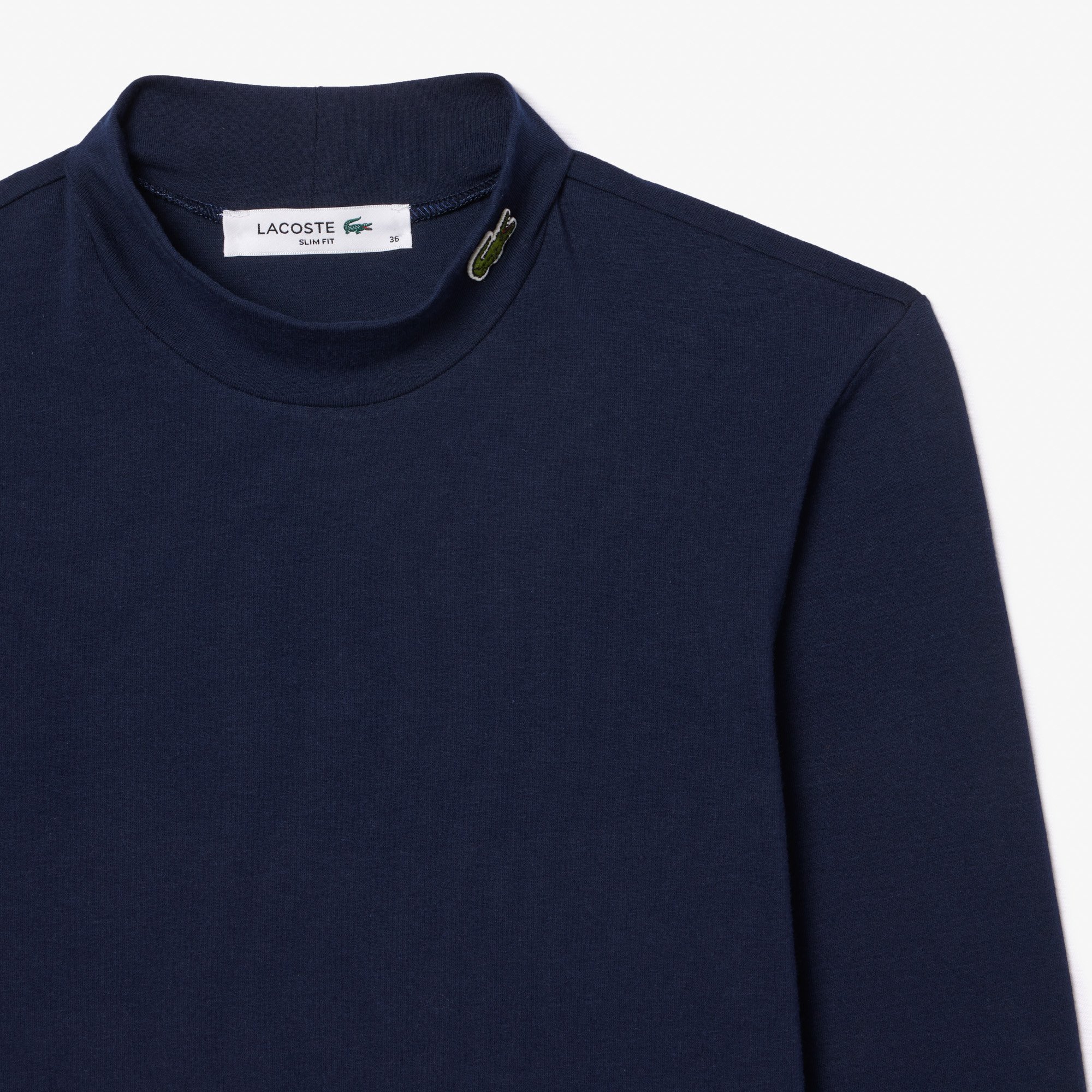 Áo Thun Lacoste Nữ Ôm Dáng Chất Liệu Cotton Co Dãn