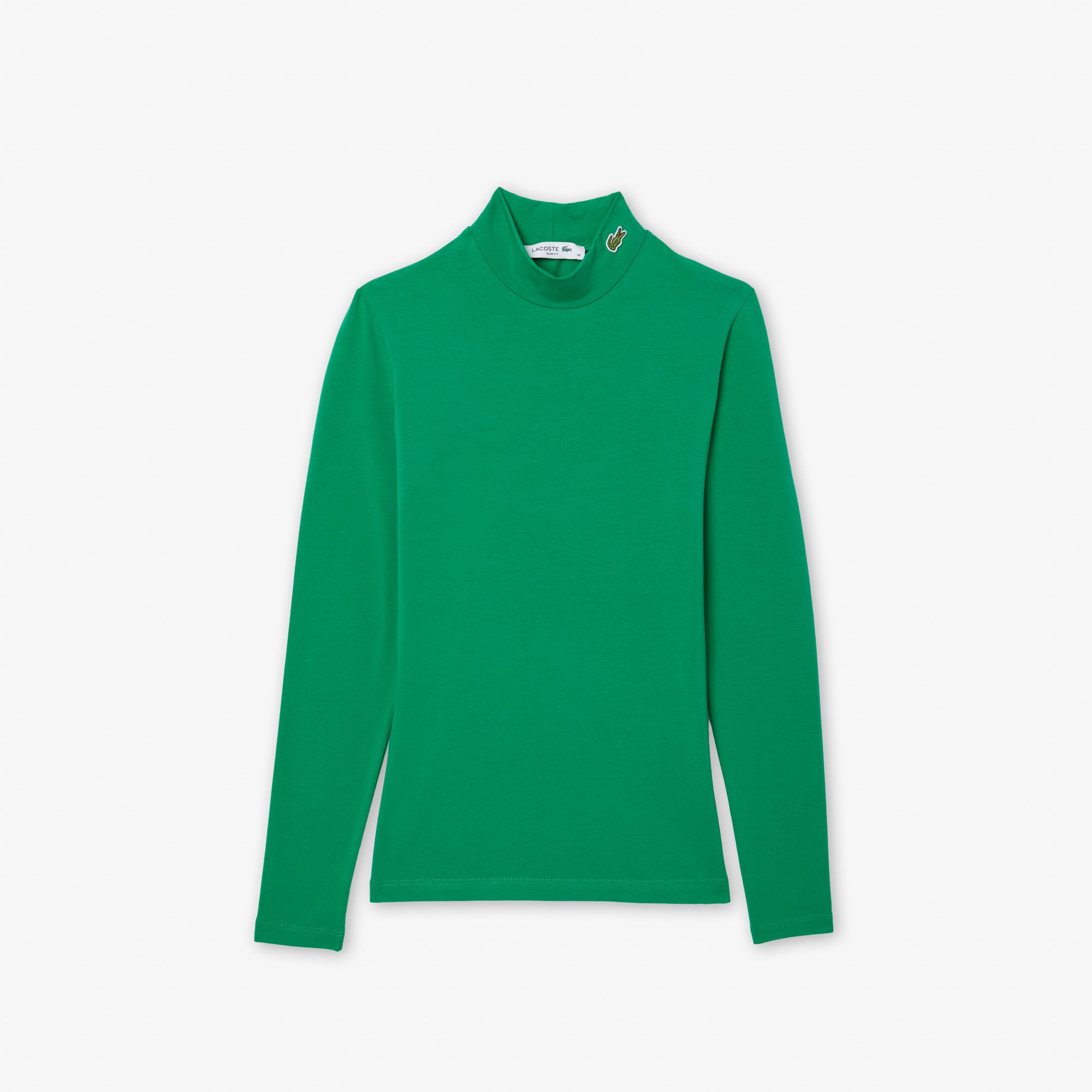 Áo Thun Lacoste Nữ Ôm Dáng Chất Liệu Cotton Co Dãn