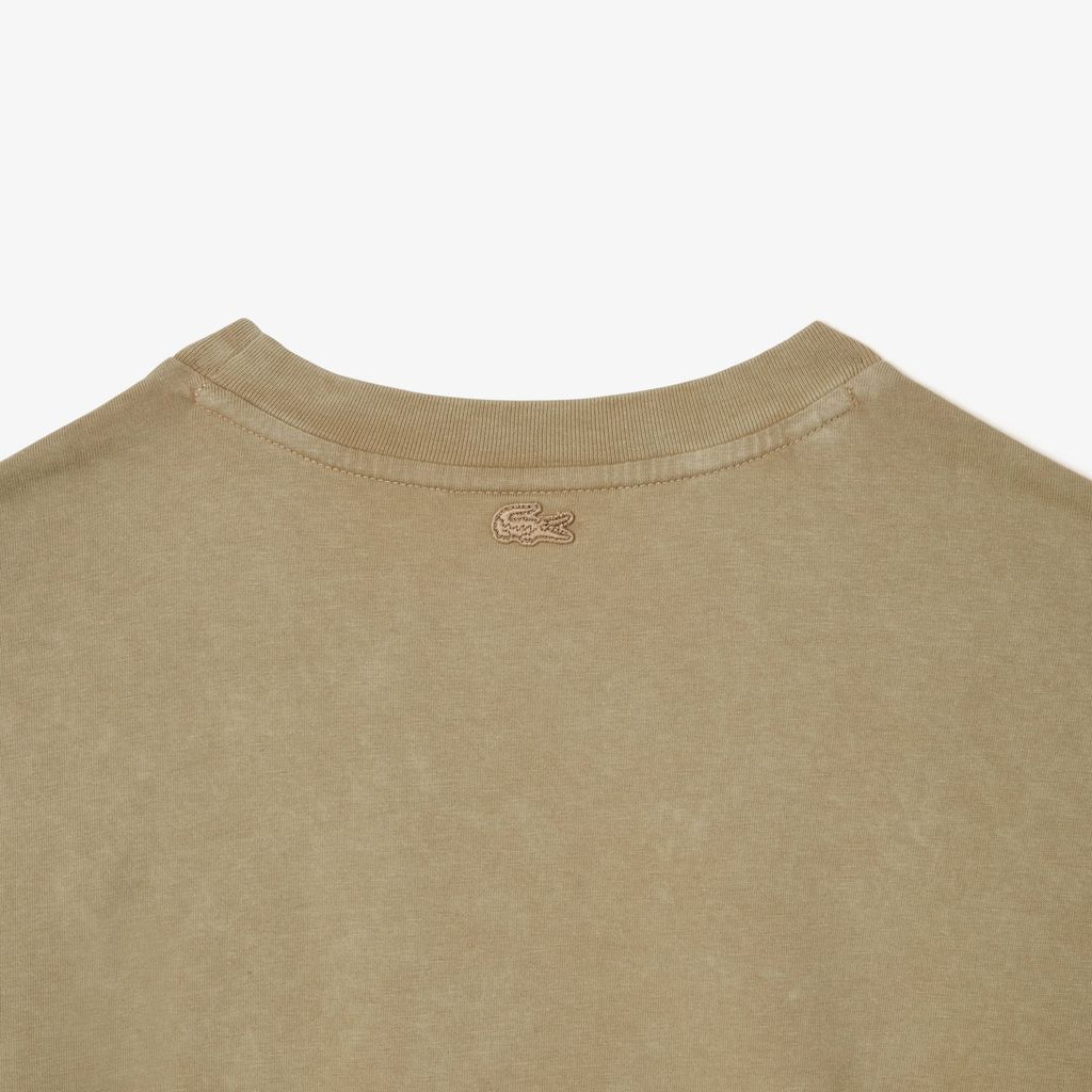Áo Thun Lacoste Nữ Oversize Chất Liệu Cotton