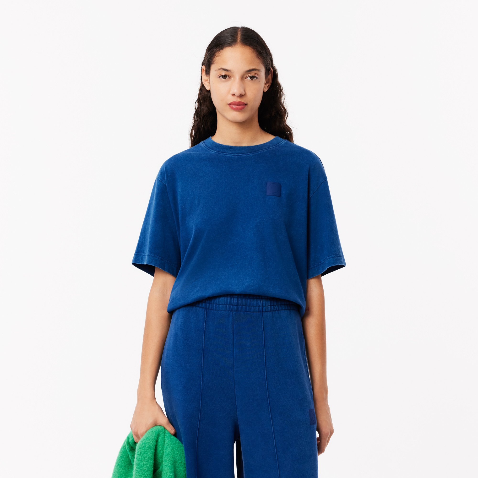 Áo Thun Lacoste Nữ Oversize Chất Liệu Cotton