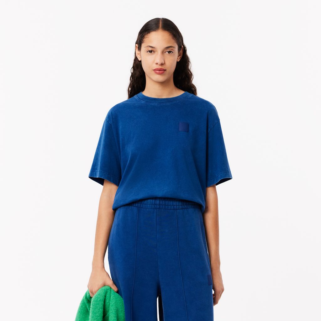 Áo Thun Lacoste Nữ Oversize Chất Liệu Cotton