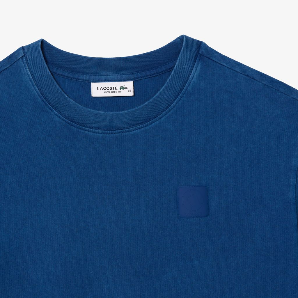 Áo Thun Lacoste Nữ Oversize Chất Liệu Cotton