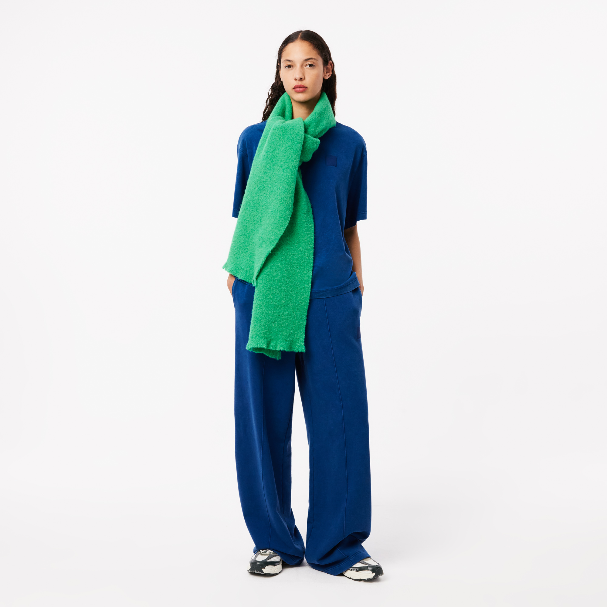 Áo Thun Lacoste Nữ Oversize Chất Liệu Cotton