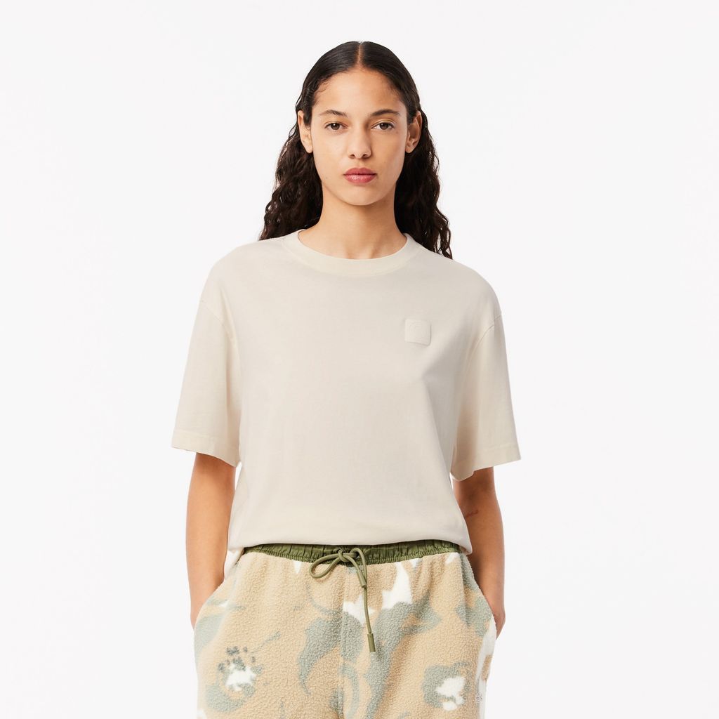 Áo Thun Lacoste Nữ Oversize Chất Liệu Cotton