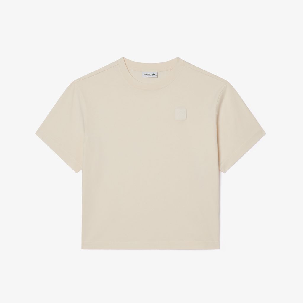Áo Thun Lacoste Nữ Oversize Chất Liệu Cotton